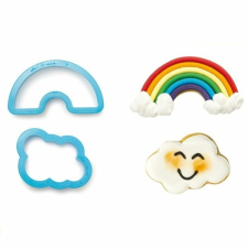  Műanyag kiszúró szett-Szivárvány és felhő sütés és főzés