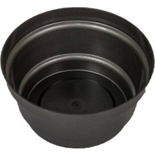  Műanyag közepes tál kerek M8 x D16 cm - Szürke dekorációs kellék