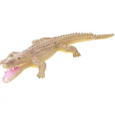  Műanyag krokodil - 65 cm, többféle játékfigura