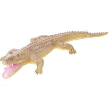 Műanyag krokodil - 65 cm, többféle játékfigura