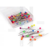  Műanyag neon fejű gombostű 38 mm - 50 db rövidáru