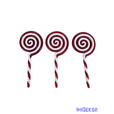  Műanyag nyalóka bot - Kerek tetejű dekorációs kellék