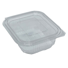 - Műanyag salátás egybefedeles tál PET 250 ml  100db/csomag party kellék