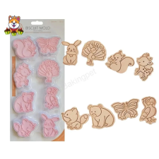  Műanyag sütemény kiszúró és nyomda-Kis állatok sütés és főzés