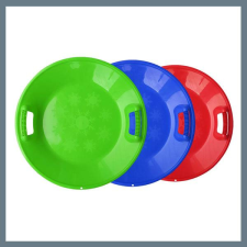  Műanyag szánkó tányér alakú, több színben a18305 szánkó