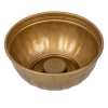  Műanyag tál arany D21cm M10cm