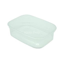 . Műanyag tál, lezárható, 350 ml, 50 db "Svéd" party kellék