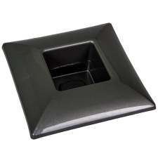  Műanyag tál négyzet alakú szürke 17x17cm dekorációs kellék