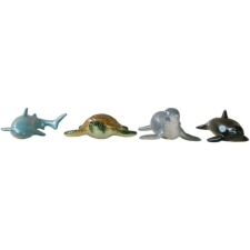  Műanyag tengeri állat 4 darabos készlet - többféle játékfigura