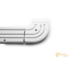  Műanyag záróív üreges profilhoz 3 pályás 2 db/csomag karnis, függönyrúd