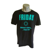  Much More fekete feliratos férfi póló (méret: L) férfi póló