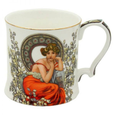  Mucha porcelán bögre díszes füllel - 300 ml - Topáz bögrék, csészék