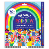 Mudpuppy Kreatív szett Szivárványvilágunk (színezz, naplózz, matricázz)