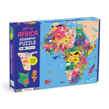 Mudpuppy Puzzle Afrika földrajzi kirakós térkép 70 db puzzle, kirakós