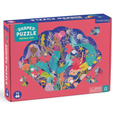 Mudpuppy puzzle Sellő öböl - kagyló formájú 75 db puzzle, kirakós