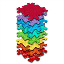Muffik ortopédiai puzzle szőnyeg - Szivárvány készlet, 8 db puzzle, kirakós