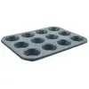 Muffintepsi márvány bevonattal 12 db Grey 51404
