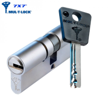 Mul-T-Lock 7x7 törésvédett vészfunkciós biztonsági zárbetét 45/55 zár és alkatrészei