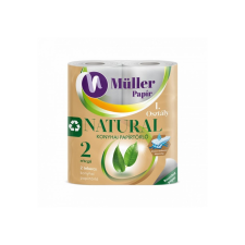 Müller Háztartási papírtörlő 2 rétegű, recy, fehér, 2 tekercses, Natural higiéniai papíráru