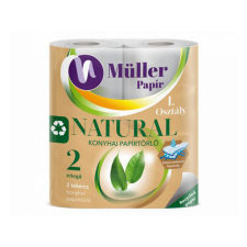 Müller papír kéztörlő 2 tekercs - Natural higiéniai papíráru