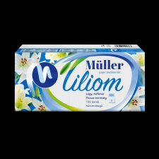 Müller Papírzsebkendő 3 rétegű 100 db/csomag Liliom illatmentes papírárú, csomagoló és tárolóeszköz