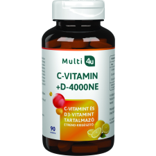 Multi 4U C 1000+D 4000 vitamin tabletta 90db vitamin és táplálékkiegészítő