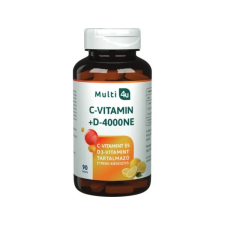 Multi 4u C 1000+D 4000 vitamin tabletta 90db vitamin és táplálékkiegészítő