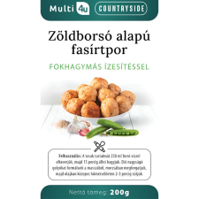 Multi 4U Countryside Zöldborsó fasírt fokhagymás 200g alapvető élelmiszer