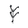  MULTIBRACKETS 4 karos asztali konzol, M VESA Gas Lift Arm Quad Black (15-32", max.VESA: 100x100 mm,