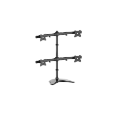 Multibrackets 7350073733347 Asztali rögzítő 15"-27" fekete tv állvány és fali konzol