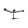 MULTIBRACKETS Asztali állvány (3 képernyős rögzítőkar), M Deskstand Basic Triple (15-27", max.VESA: 100×100 mm, 6 kg)