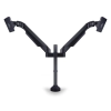 Multibrackets MULTIBRACKETS asztali rögzítő Gas Lift Dual, dönthető, forgatható 15-32", fekete