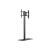 Multibrackets Padlóállvány, M Display Stand 180 Single Black w. Floorbase (24-65", max.VESA: 700x400 mm, 50 kg)