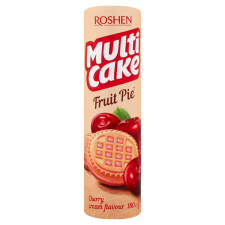 Multicake Roshen Multicake meggyes krémmel töltött keksz - 180 g csokoládé és édesség