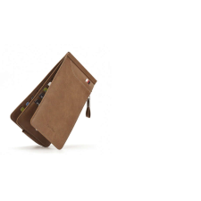  Multifunkciós kártyatartó, pénztárca - Világos barna pénztárca