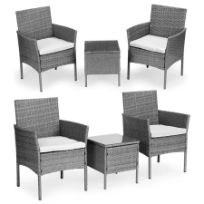  Multigarden kerti bútor szett - 2 személyes, szürke, időjárásálló kerti bútor