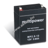 Multipower Ólom akku 12V 2,9Ah (Multipower) típus MP2,9-12