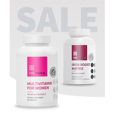  Multivitamin nőknek + Vas mátrix vitamin és táplálékkiegészítő