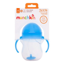 MUNCHKIN Any angle súlyozott szívószálas itatópohár, 207 ml (kék) itatópohár