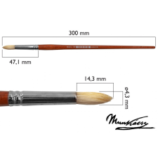 Munkácsy ecset, sörte, hosszú nyél, tű M1120-04 ecset