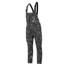 Munkanadrág, kantáros, terepmintás, Camo URBAN, 60% pamut, 37% poliészter, 3% elasztán, S munkaruha