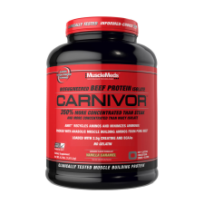 Musclemeds Carnivor™ - Hidrolizált Marhafehérje (56 Adag, Vaníliás Karamell) vitamin és táplálékkiegészítő