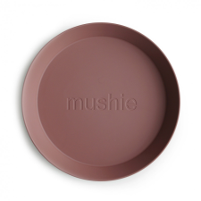 MUSHIE Lekerekített lapostányér - Mackó tányér és evőeszköz