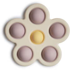 MUSHIE Pop-It játék Soft Lilac/Pale Daffodil/Ivory 1 db készségfejlesztő