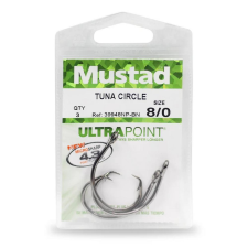 MUSTAD DEMON WIDE GAP CIRCLE HOOK 8/0 3DB/CSOMAG horog