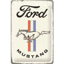 Mustang Ford Mustang – Horse and Stripes Logo - Fémtábla dekoráció