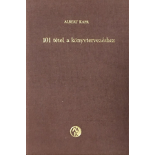 Műszaki Könyvkiadó 101 tétel a könyvtervezéshez - Albert Kapr antikvárium - használt könyv