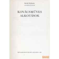 Műszaki Kovácsműves alkotások antikvárium - használt könyv