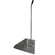 MUTA Utcai szemetes lapát fém nyéllel horganyzott takarító és háztartási eszköz