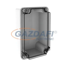 MUTLUSAN ipari kötő és szerelődoboz átlátszó fedéllel, 225x311x99mm, IP65 villanyszerelés